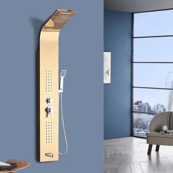 5 Function Shower Panel (Gold) by Alfahome