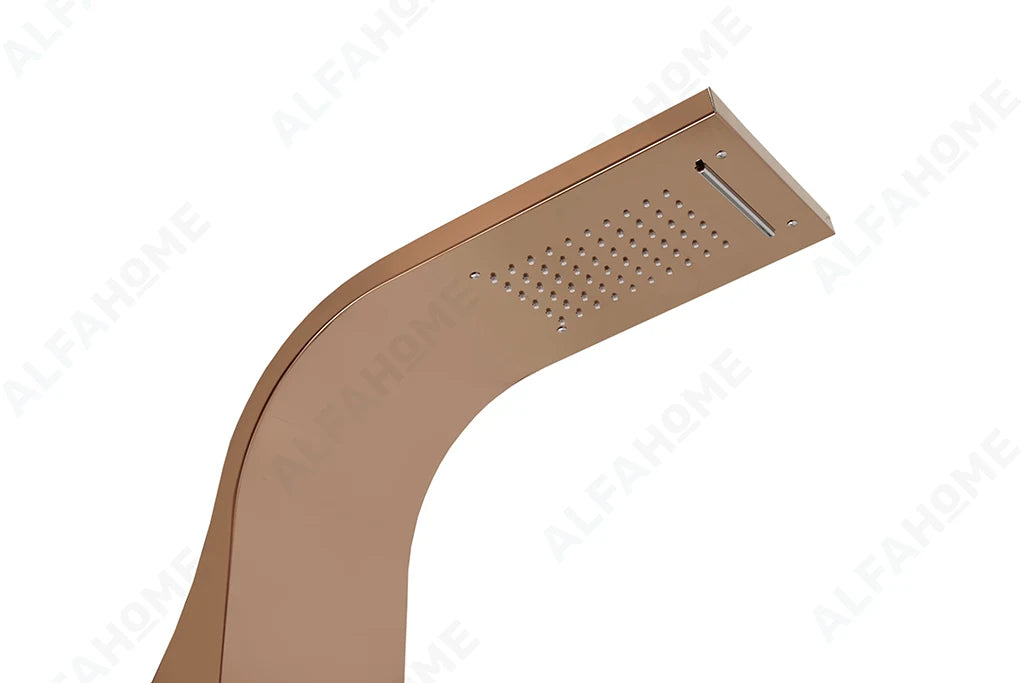 5 Function Shower Panel (Rose Gold) by Alfahome