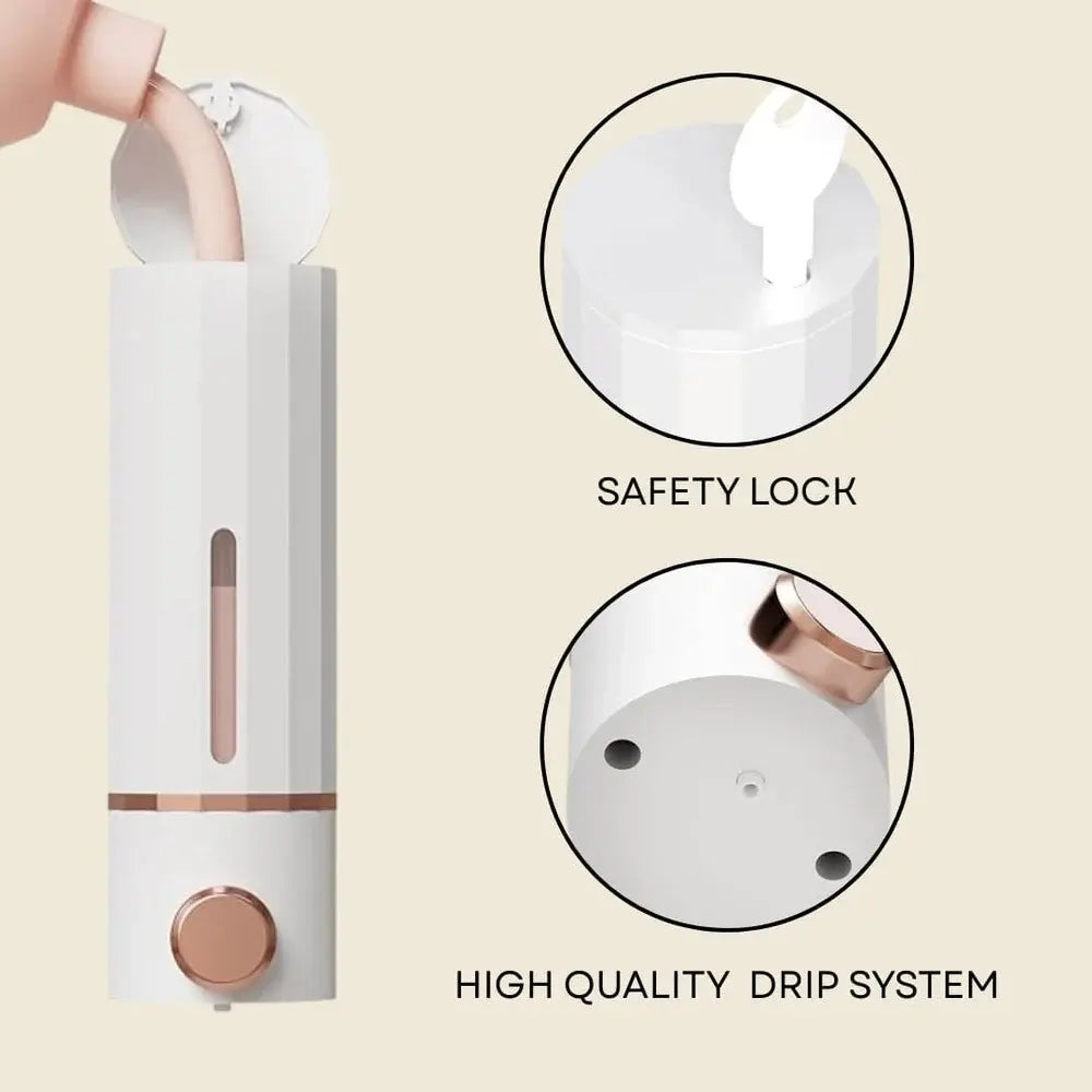 Premium Hexagonal Soap Dispenser for Kitchen and Bathroom 400Ml Pack