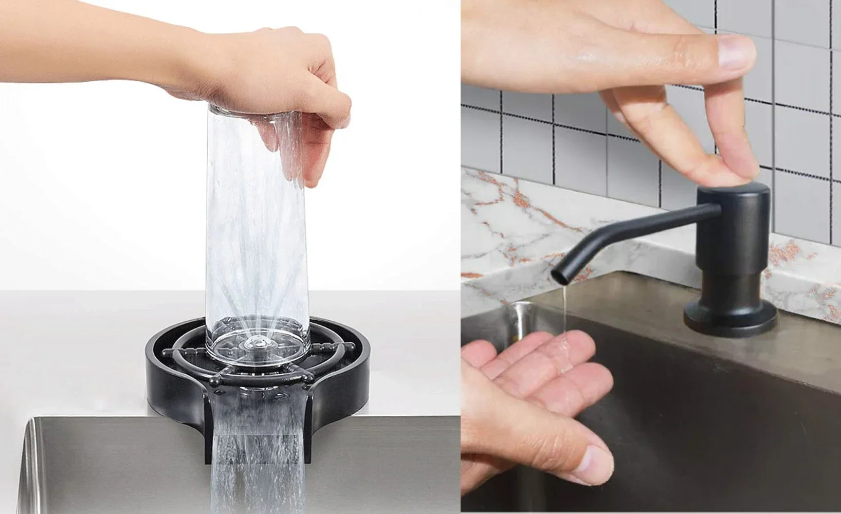 Heavy Modular Kitchen Sink - Heavy Body Kitchen Sink With Waterfall Pullout Faucet and RO Mineral Water Tap/Single Bowl Kitchen Sink by Alfahome