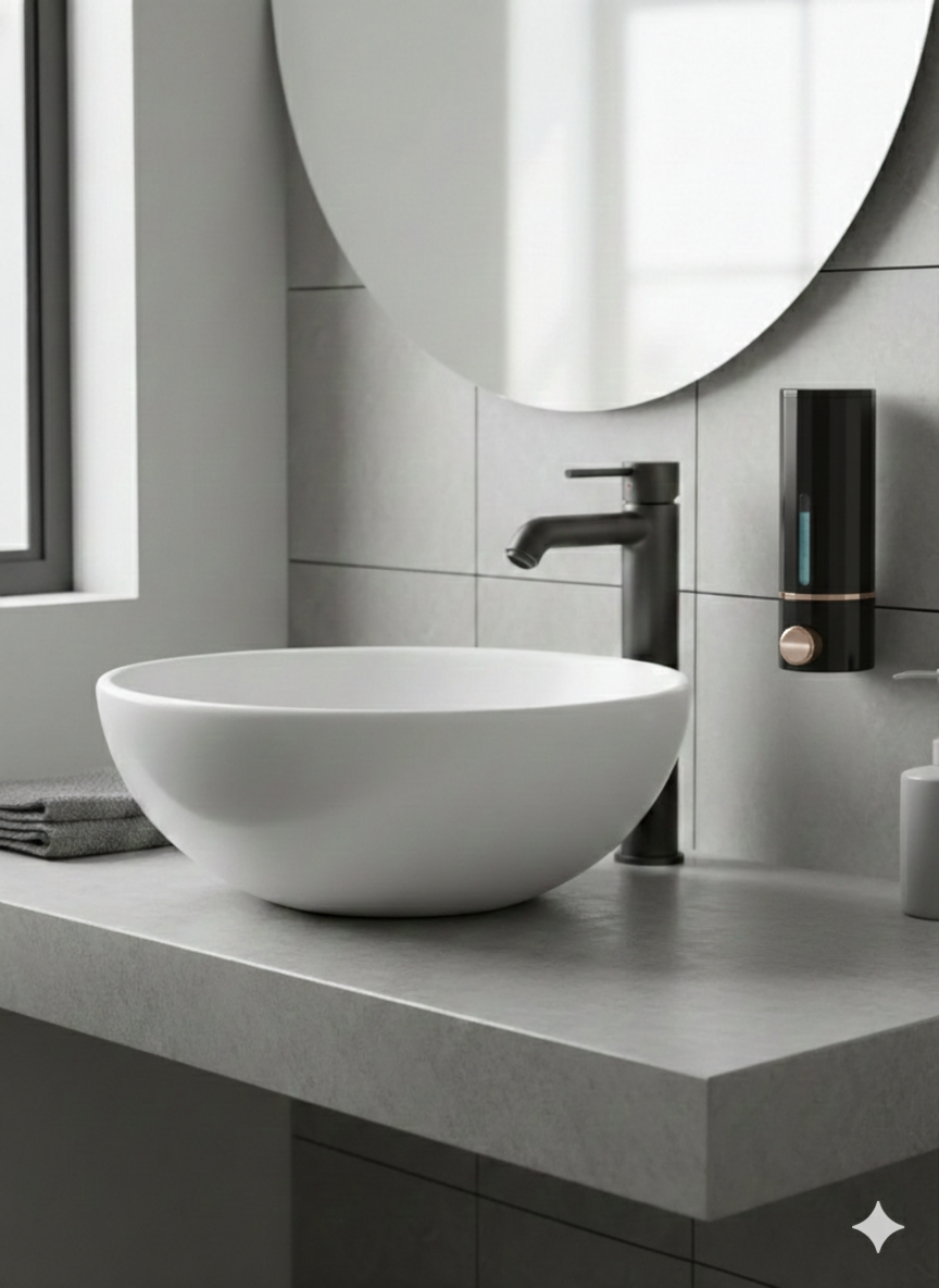 Premium Hexagonal Soap Dispenser for Kitchen and Bathroom 400Ml Pack