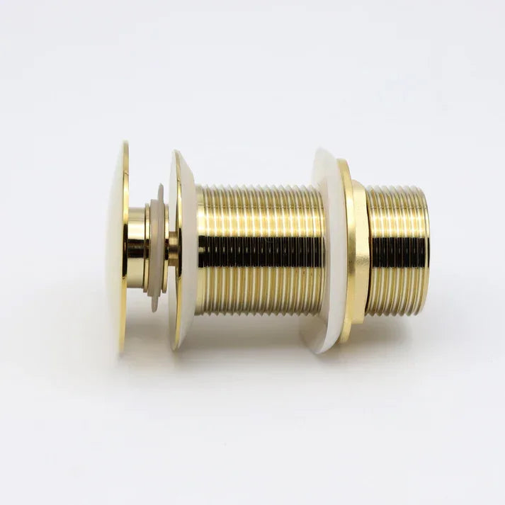 Gold - Pop Up Waste Coupling 32 MM 5", Brass Full Threaded by AlfaHome