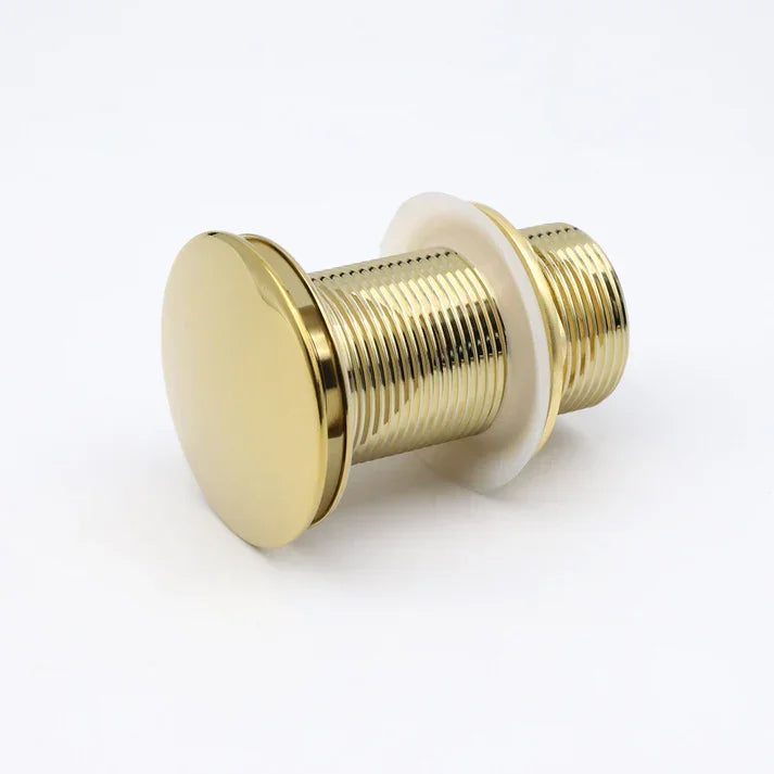 Gold - Pop Up Waste Coupling 32 MM 5", Brass Full Threaded by AlfaHome