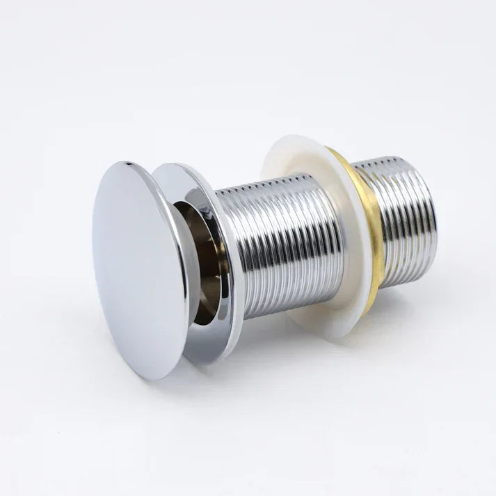 Silver - Pop Up Waste Coupling 32 MM 5", Brass Full Threaded by AlfaHome