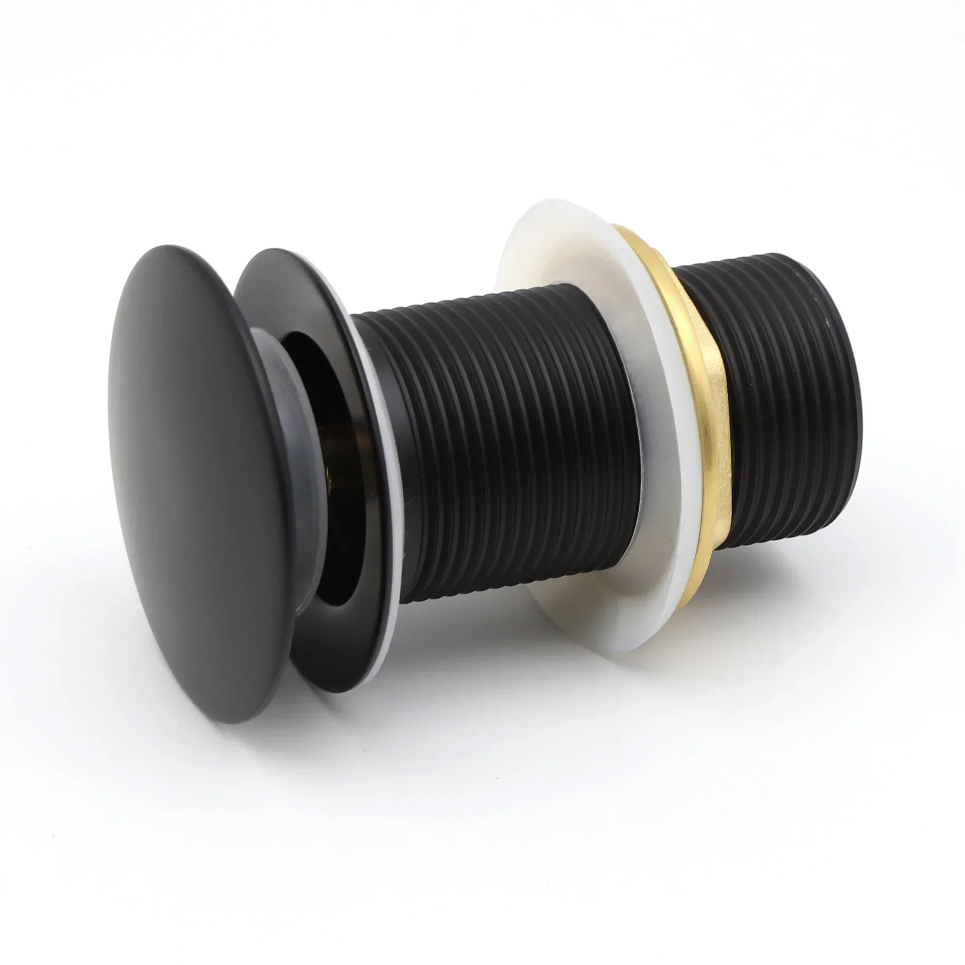 Matt Black - Pop Up Waste Coupling 32 MM 5", Brass Full Threaded by AlfaHome