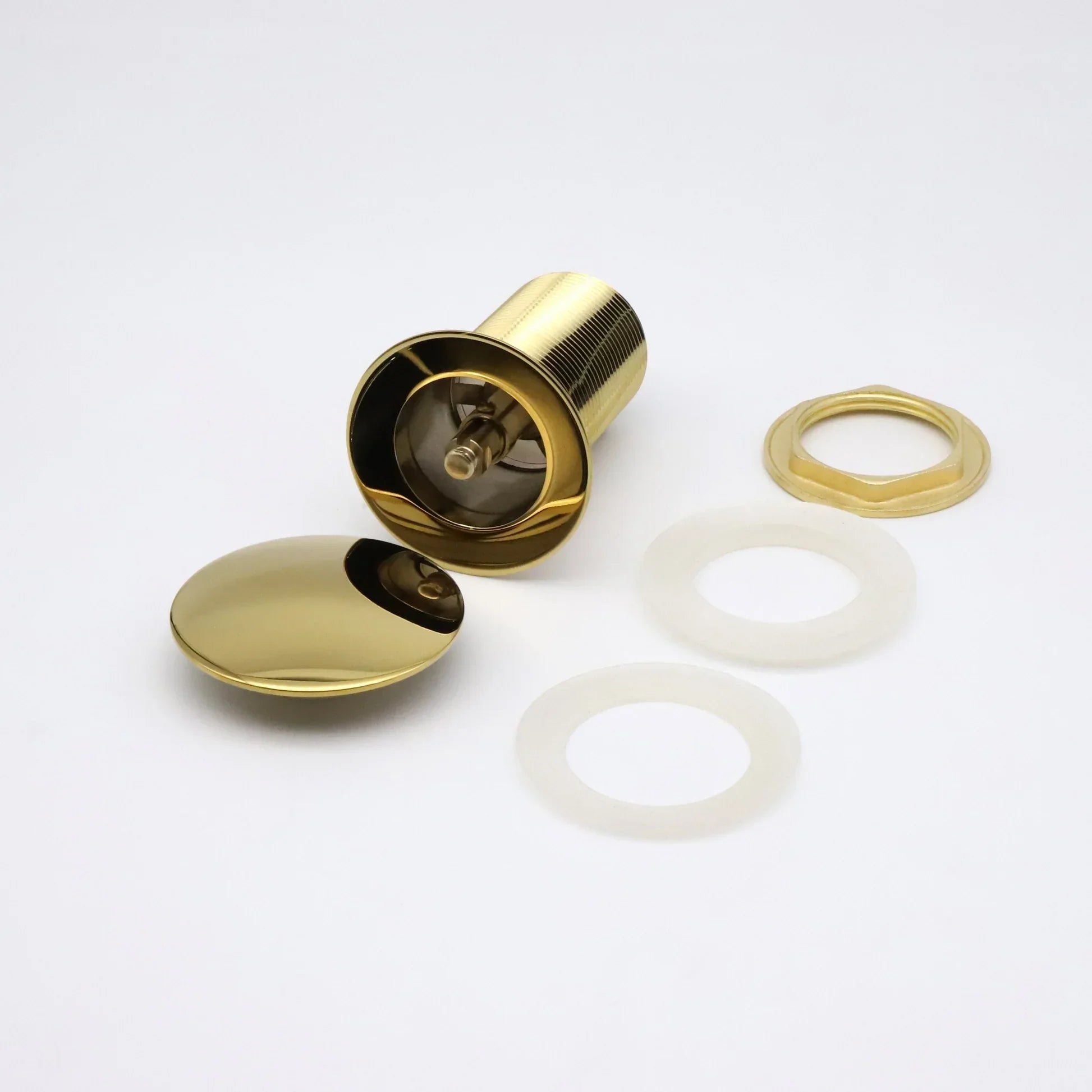 Gold - Pop Up Waste Coupling 32 MM 5", Brass Full Threaded by AlfaHome